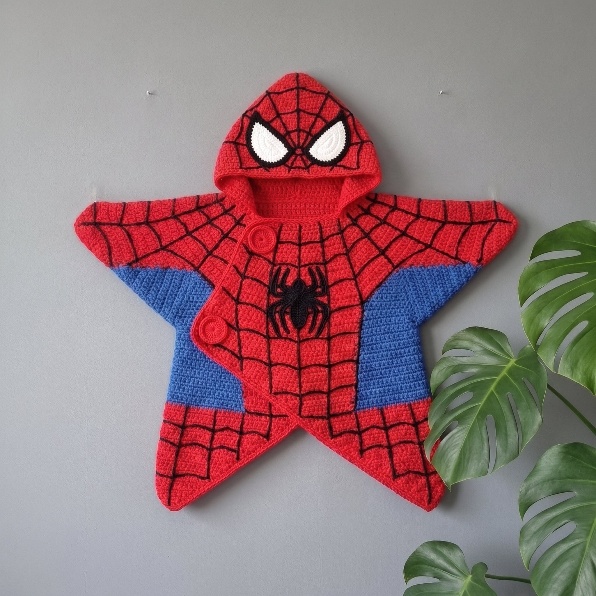Superhero Spider Baby Star Wrap – Digital Crochet Pattern