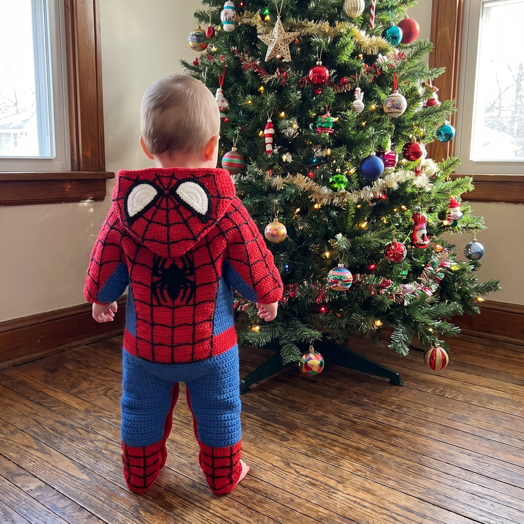 Superhero Spider Baby Star Wrap – Digital Crochet Pattern