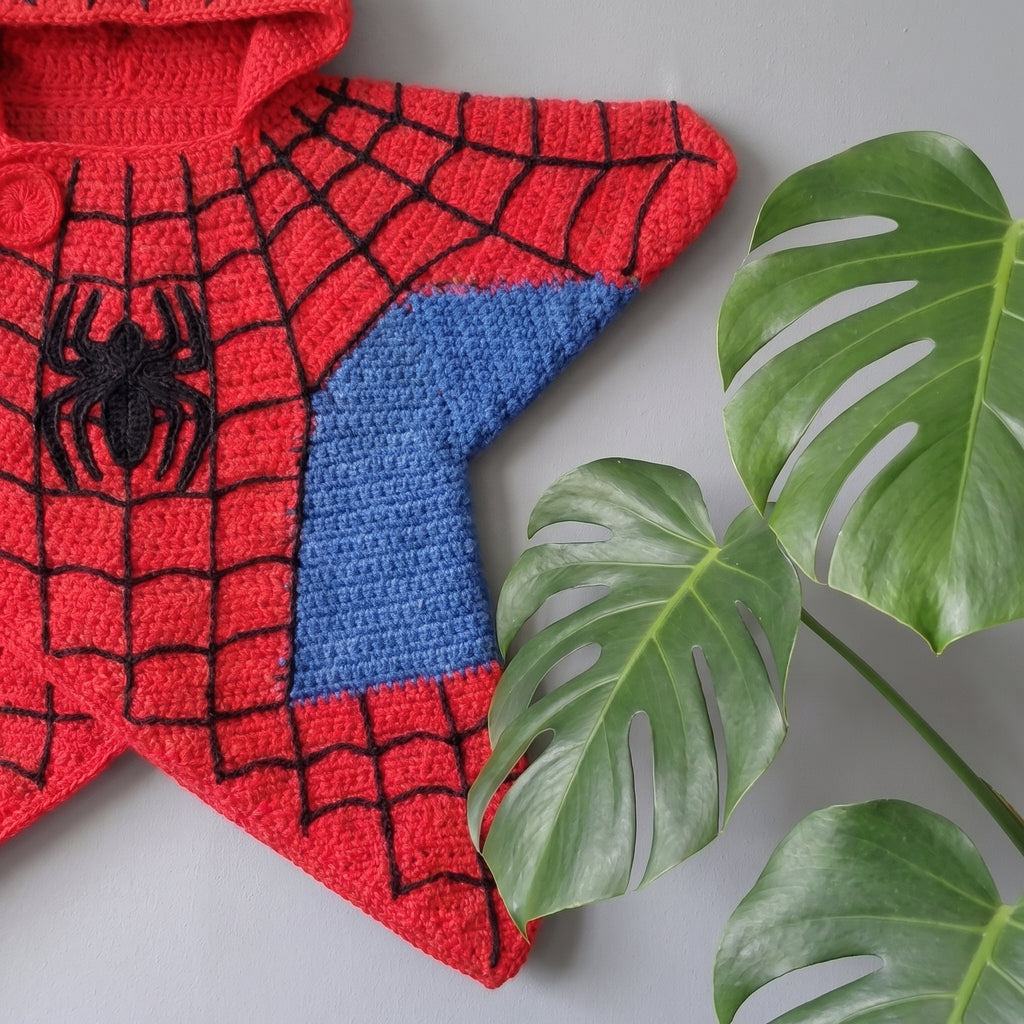 Superhero Spider Baby Star Wrap – Digital Crochet Pattern