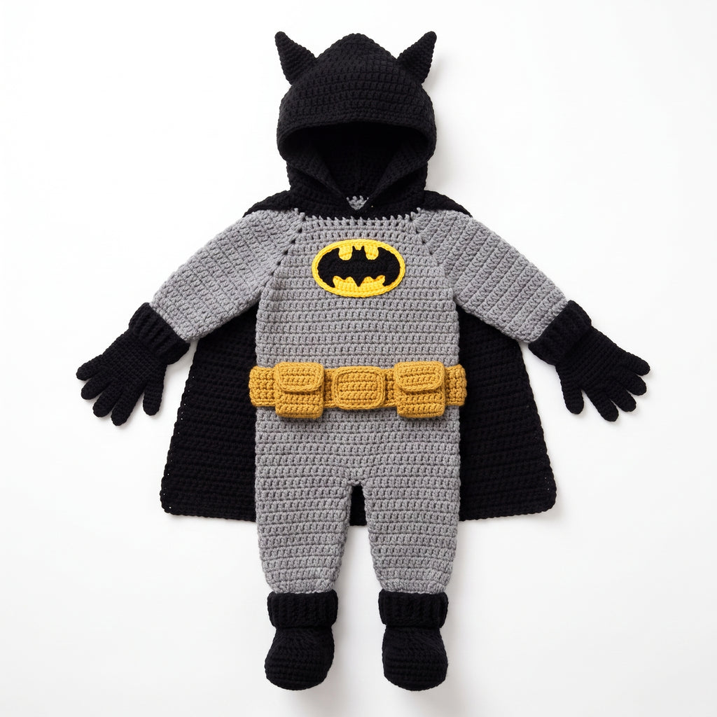 Crochet Batman Baby Star Wrap