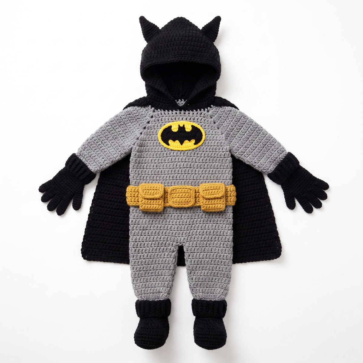 Crochet Batman Baby Star Wrap