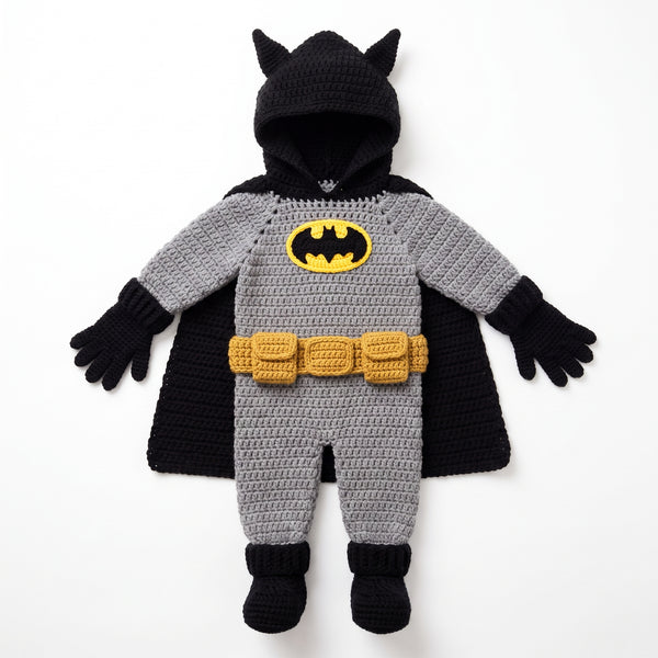 Crochet Batman Baby Star Wrap