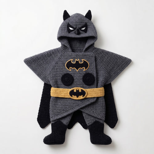 Crochet Batman Baby Star Wrap