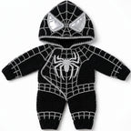 Crochet Black Spider Baby Romper