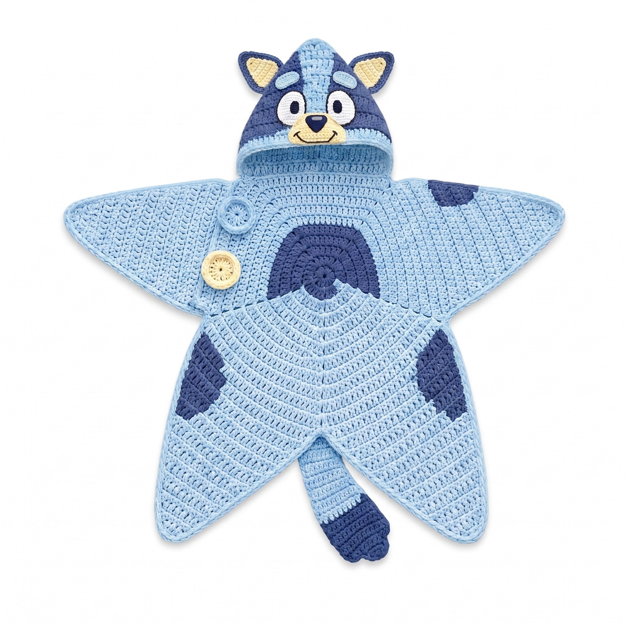Crochet Bluey Baby Star Wrap