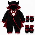 Crochet Little Vampire Baby Romper