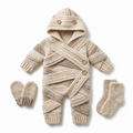 Crochet Mummy Baby Romper