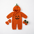 Crochet Pumpkin Baby Romper