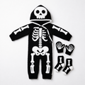 Crochet Skeleton Baby Romper