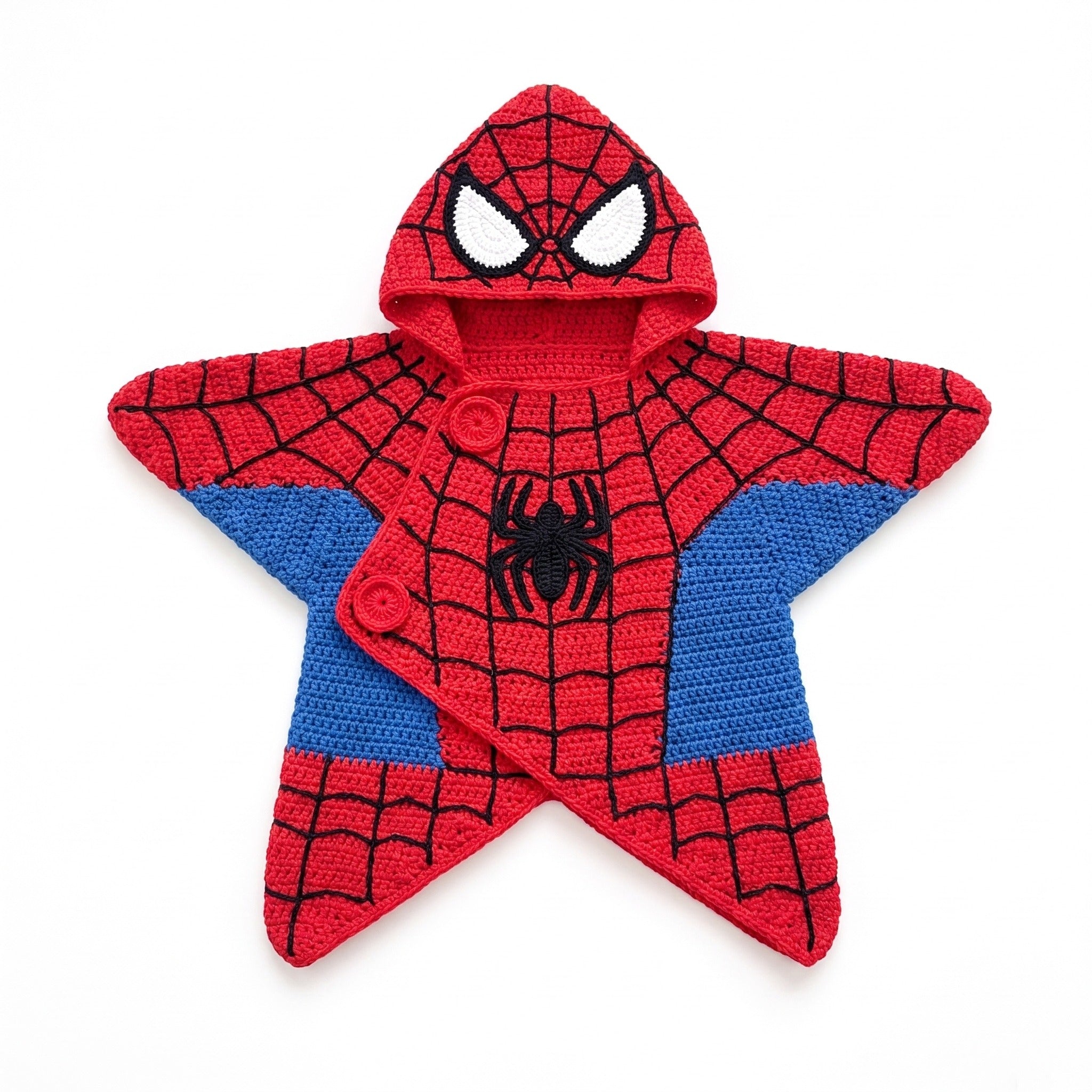 Crochet Spider-Man Baby Star Wrap